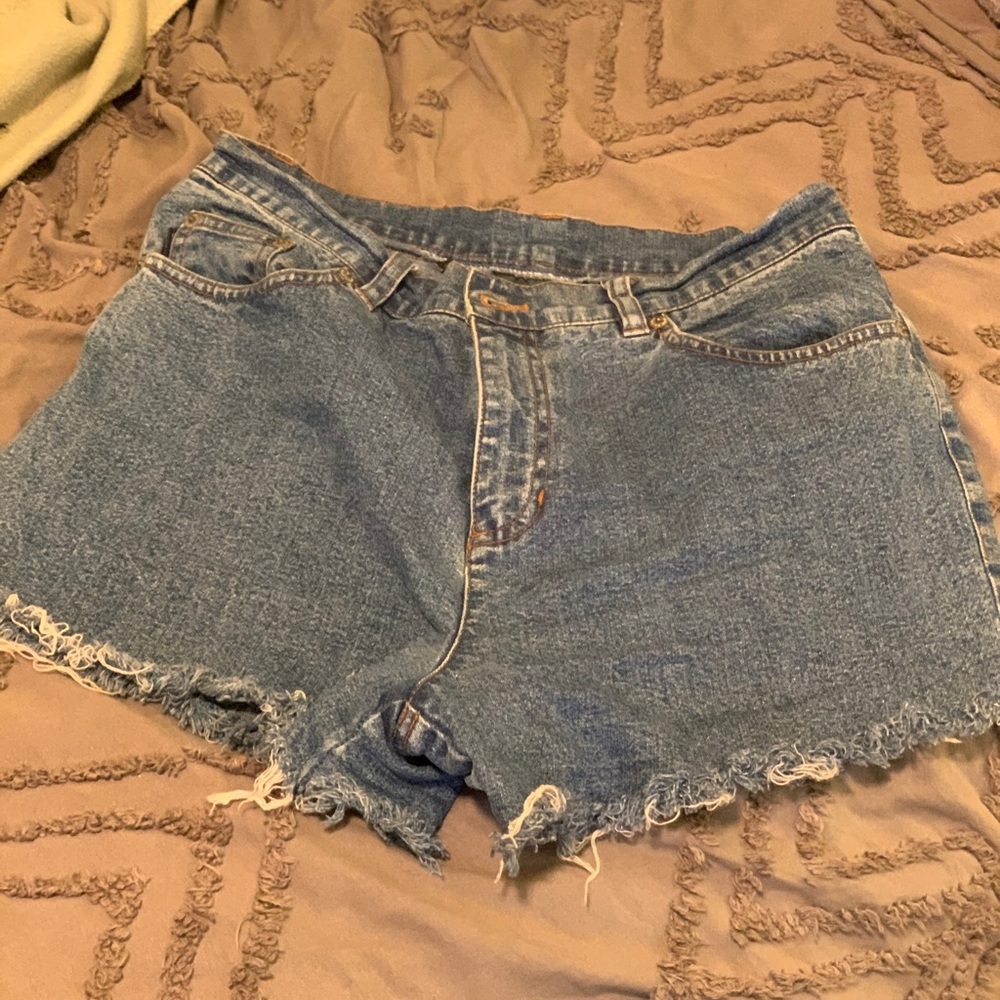 Ralph Lauren High Waisted Blue Jean Shorts Sz.6P